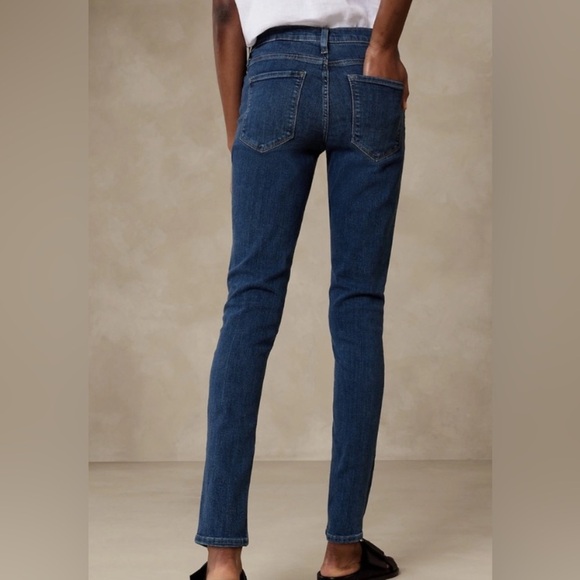 NWT Banana Republic Vintage Stretch Skinny Mid Rise Jeans Size 25 - Picture 2 of 11